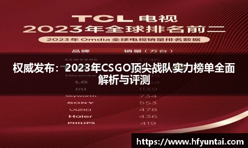 权威发布：2023年CSGO顶尖战队实力榜单全面解析与评测