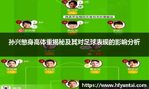 孙兴慜身高体重揭秘及其对足球表现的影响分析
